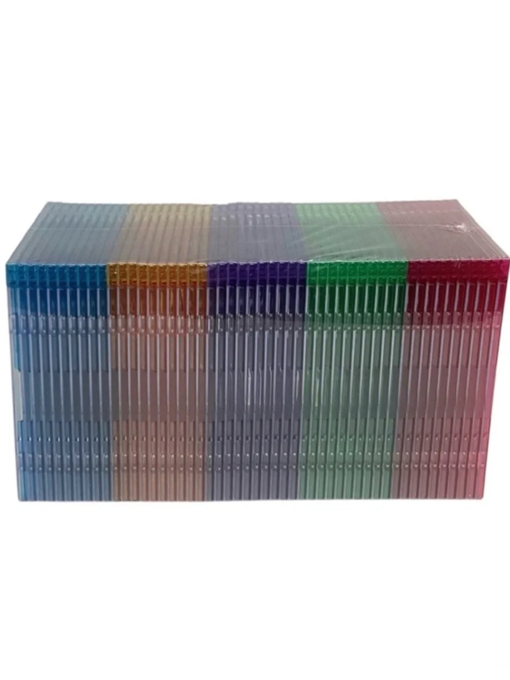 Slim Jewel Cases for CD and DVD’S- Multi-Color (50ct.) (NWOT) - Picture 1 of 4